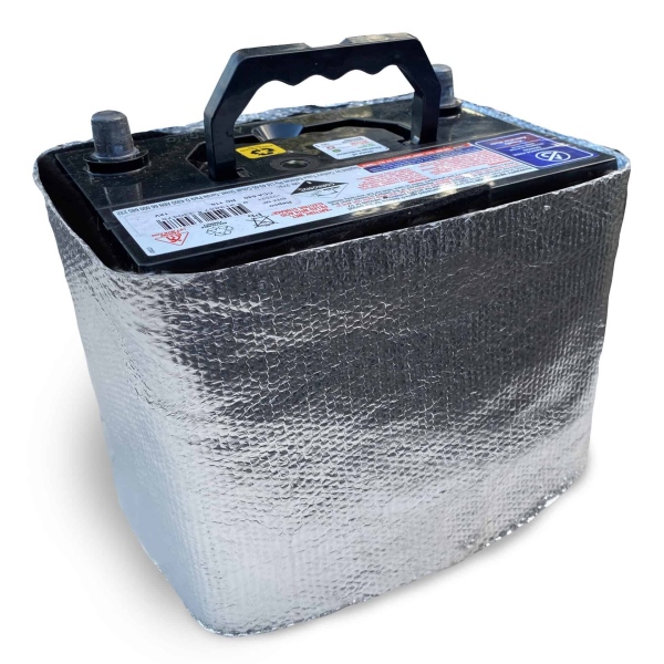 battery heat shield wrap