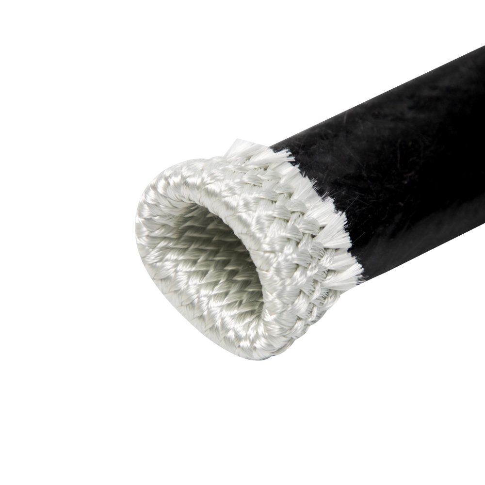 Brandwerende beschermhuls voor brandstofleidingen: siliconen gecoate glasvezel hittebestendige beschermhuls voor een veiligere leidingaanleg.