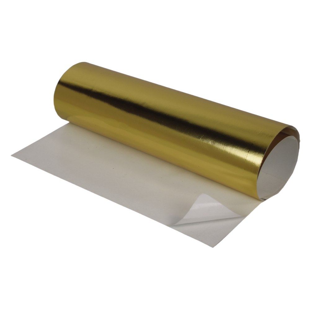 Wat is de toepassing van de Gold Heat Barrier With Adhesive?